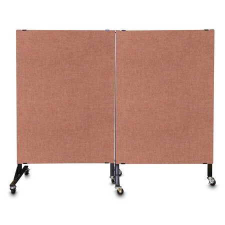 United Visual Products Enclosed Corkboard, 3 Door, 96"x48", 4" Fra UV3420-BLACK-AMETHY